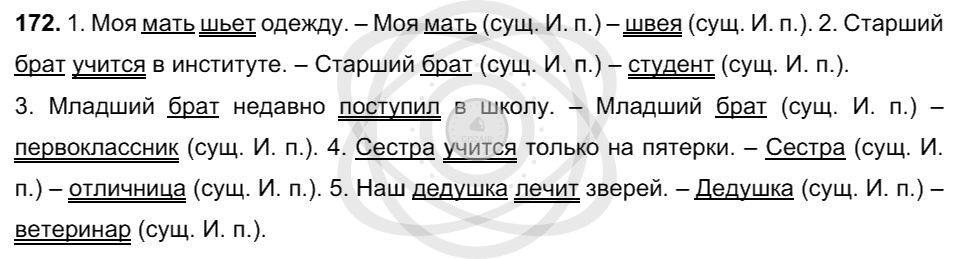 Русский язык 5 класс ответы. Русский язык 5 класс 1 часть упражнение 172. Русский язык 5 класс 1 часть упражнение. Упражнение 172 по русскому языку 5 класс ладыженская. Упражнение 172.